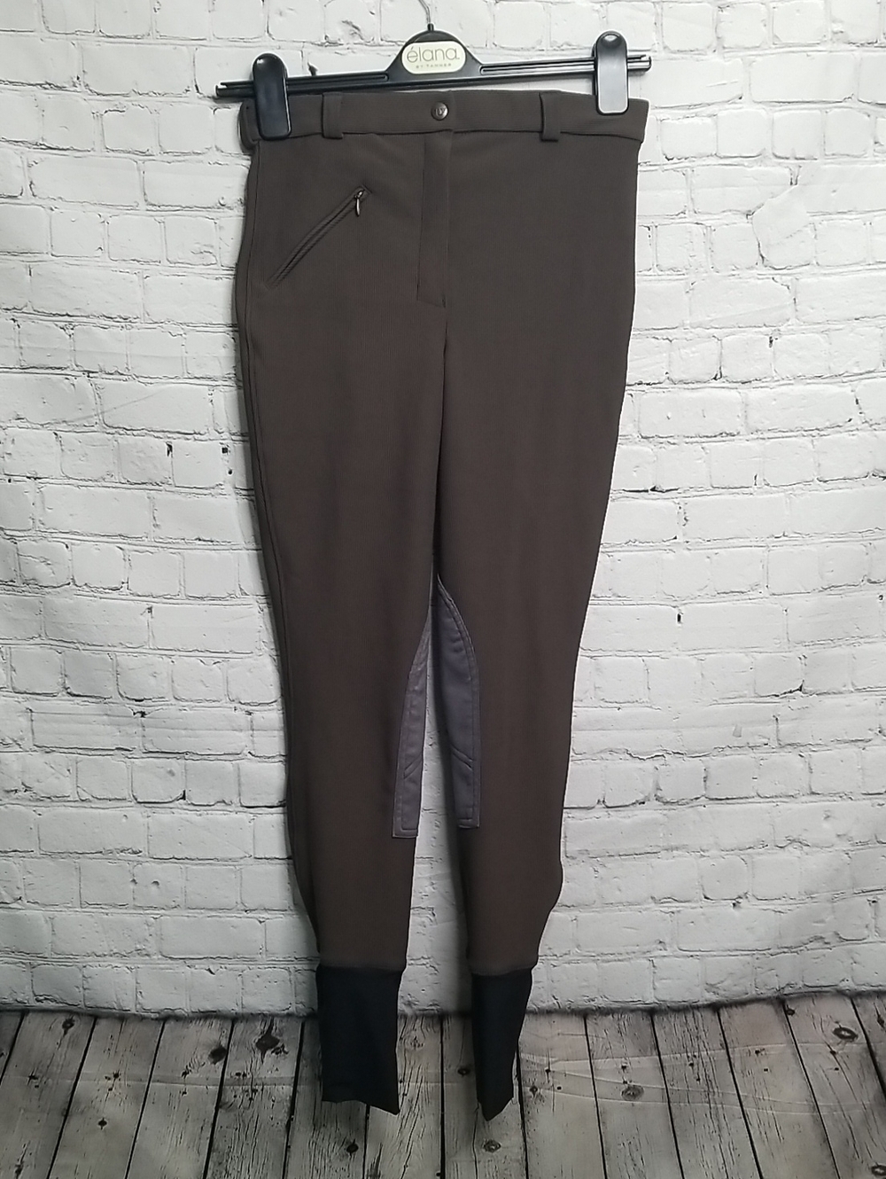 Tuffrider Women's Brown Equestrian Riding Breeches Size 6 (28) Waist EUC